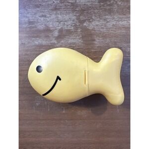 Vintage Goldfish Cracker Holder 5 1/2" Snack Container Fish Pepperidge Farm 1999